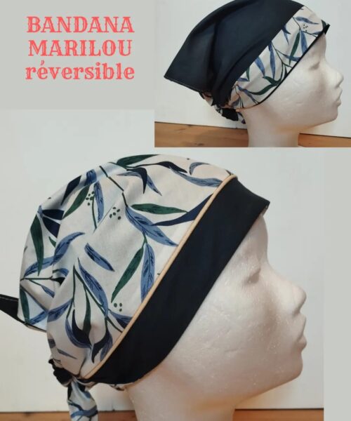 Bandana Marilou Tropical (réversible)