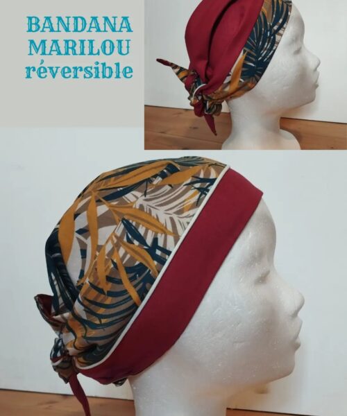 Bandana Marilou Tropical (réversible)