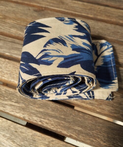 Bandeau Simple fleur bleu