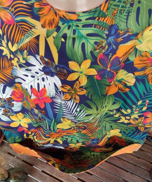 Alternative view of Serviette de table Daniel, Tropical -orange